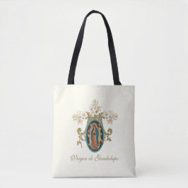 Religiösa Virgin Mary Marian Kor Guadalupe Tygkasse