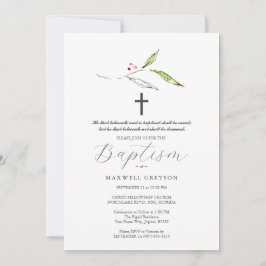 Religiösan Baptisminbjudningar Botaniker Inbjudningar