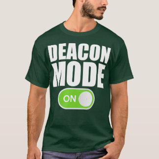 Religiösan Deacon Mode Christian Minister Catholic T Shirt