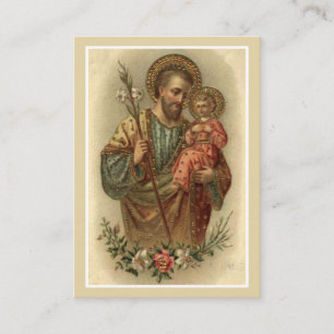 Religiösan för St. Joseph Wedding Favor Prayer Car Visitkort