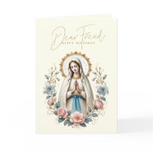 Religiösan FRIEND Grattis på födelsedagen Blommigt