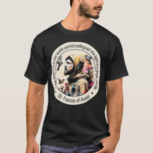 Religiösan Gift inspiri, helige Francis of Assisi T Shirt
