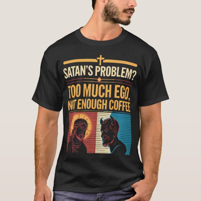 Religiösan Jesus Christian Believ T Shirt (Framsida)