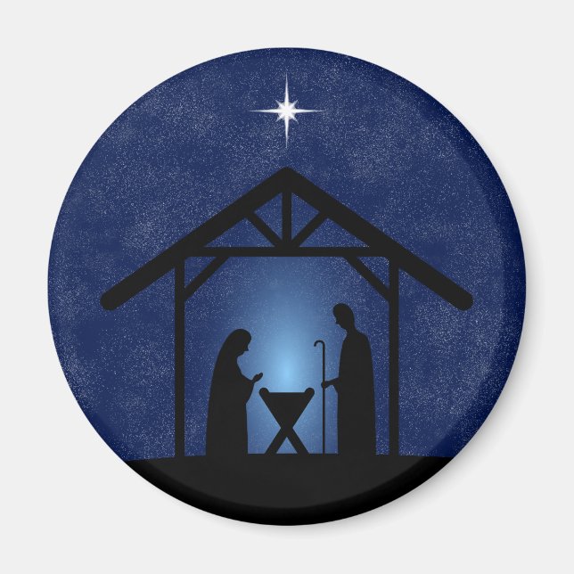 Religiösan jultomativitetscen magnet (Framsidan)