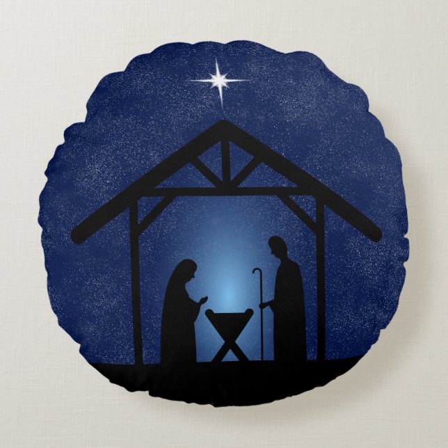 Religiösan jultomativitetscen rund kudde (Framsidan)