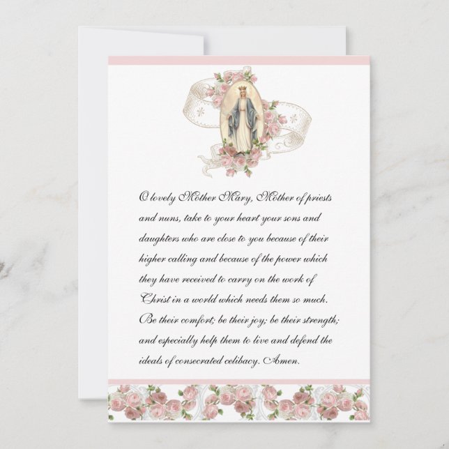 Religiösan katolsk bön för präster och nunnor (Framsida)