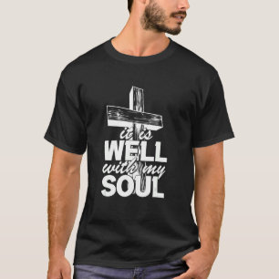 Religiösan "Motivation Faith Peace" Det är bra med T Shirt