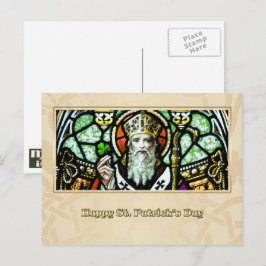 Religiösan Saint patrick's day Blessings Vykort