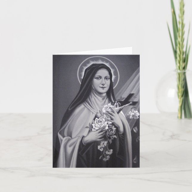 Religiösan Saint Therese catholique Carmelite Nun Kort (Framsida)
