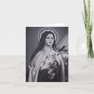 Religiösan Saint Therese catholique Carmelite Nun Kort