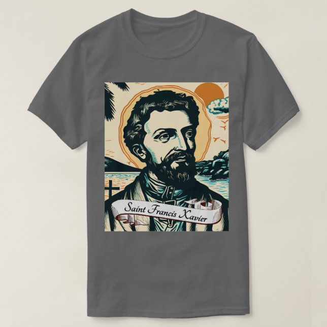 Religiösan Saints för katolska kyrkan San Francis  T Shirt (Design framsida)