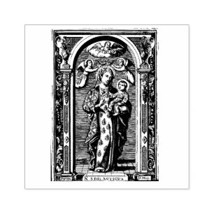 Religiösan Tom Virgin Mary Jesus Stämpel