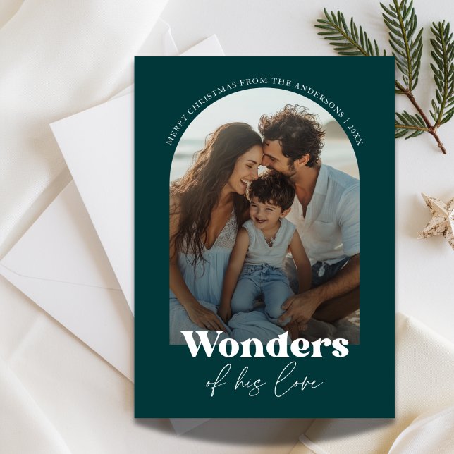 Religiösan undrar om hans Kärlek-buss-jul? Julkort (Skapare uppladdad)