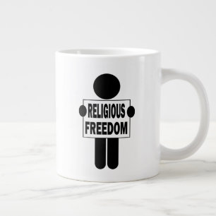 Religiösans frihet jumbo mugg