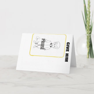 Religiösans hälsningskort kort