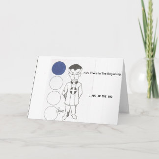 Religiösans hälsningskort kort