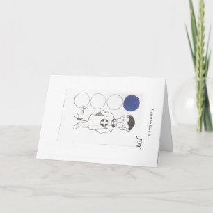 Religiösans hälsningskort kort