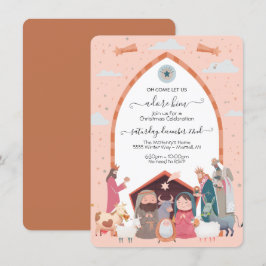 Religiösans inbjudan till jultomhet Scene Party