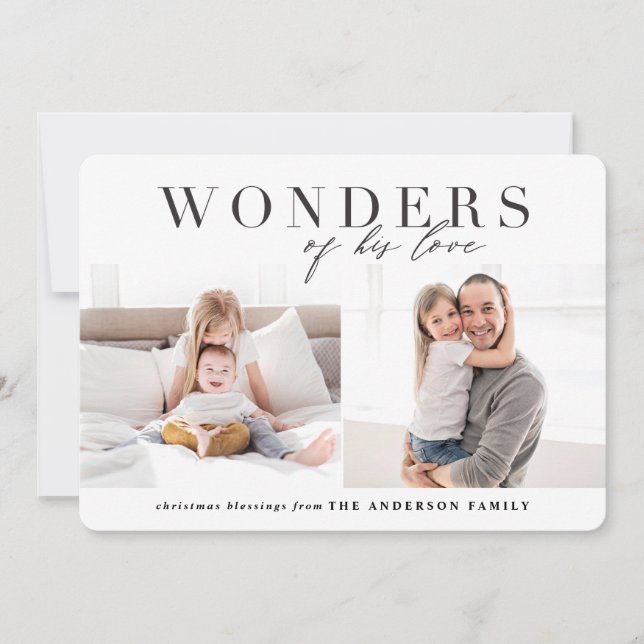 Religiösans julafton i kärlek julkort (Framsida)