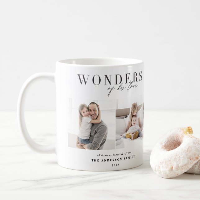 Religiösans julafton i kärlek kaffemugg (Med munk)