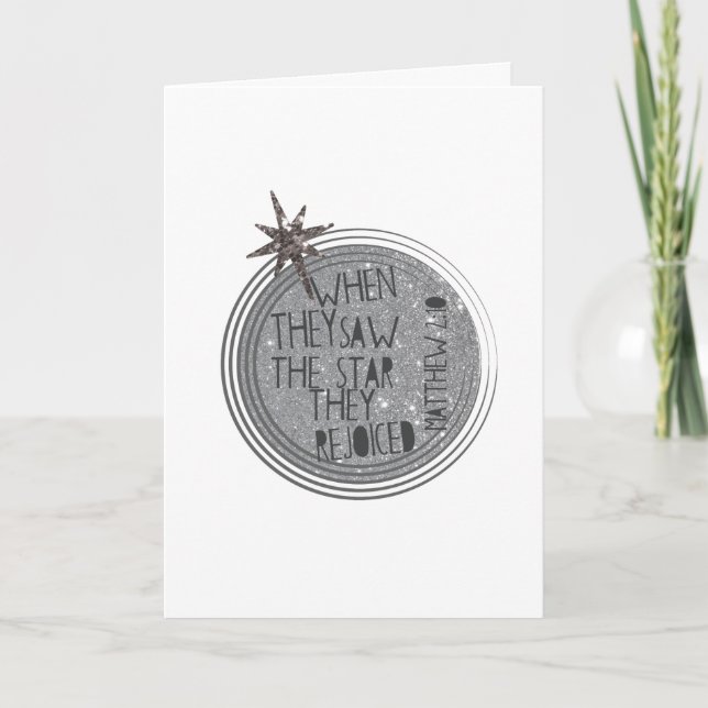 Religiösans julskript helgkort (Framsida)