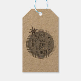 Religiösans julskript presentetikett