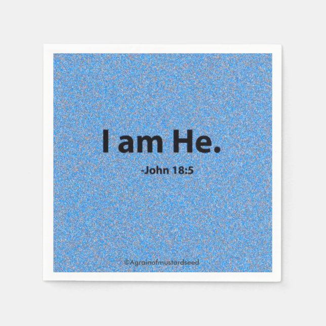 Religiösans offerter pappersservett (Framsidan)