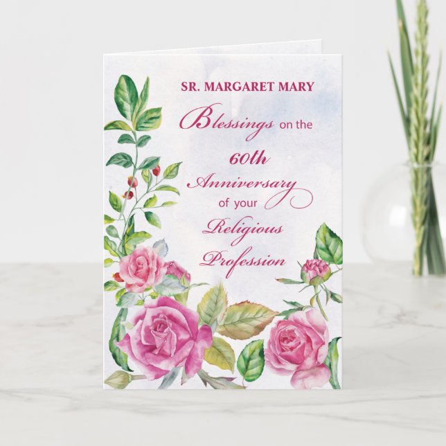 Religiösans Rosa inom yrket Kort (Framsida)