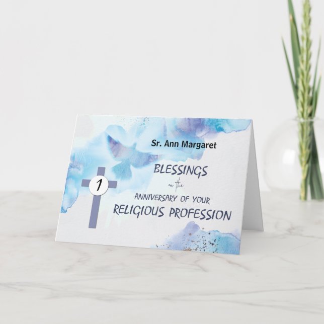 Religiösans yrke kort (Framsida)