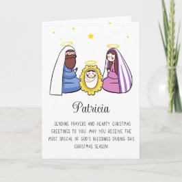 Religiöst Med Namn God Jul Helgkort