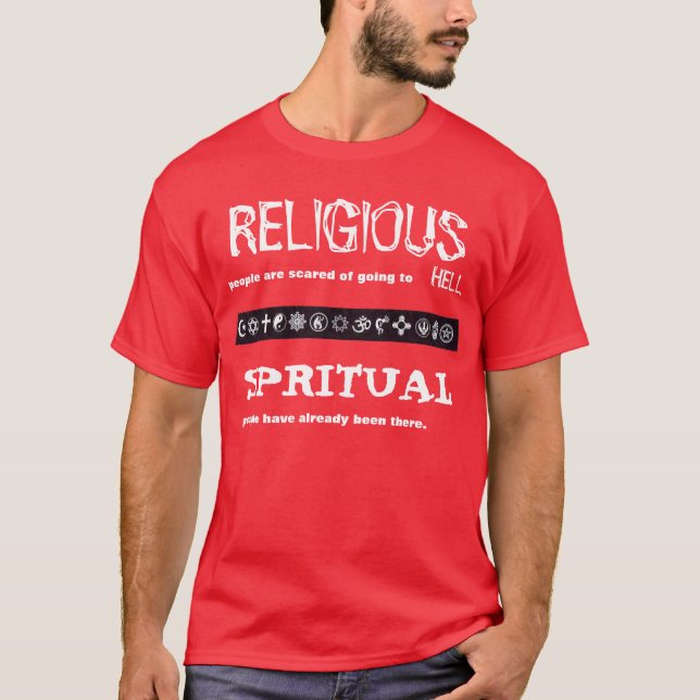 religiöst/spirtual tee (Framsida)