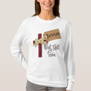 Religiöst talesätt katolsk jul kristen t shirt