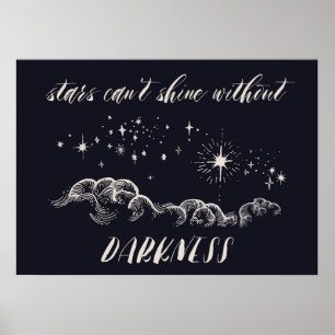Religiöst typografikonsttryck poster