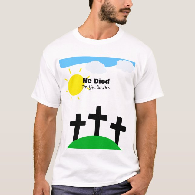 Religious 3 cross T-shirt (Framsida)