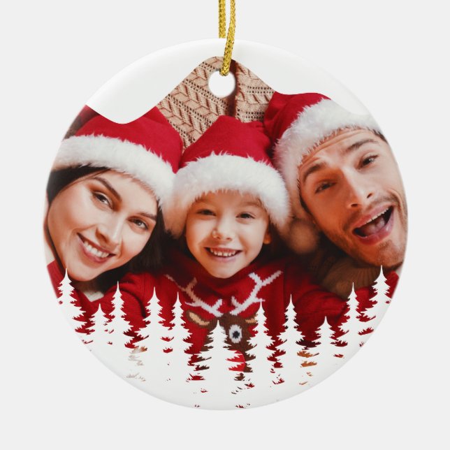 Religious Christian Scripture Divine Passage ⛪️ 🎄 Julgransprydnad Keramik (Framsidan)