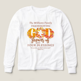 Religious Christian Thanksgiving Faith Bible Quote T Shirt