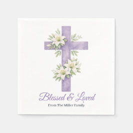 Religious Easter Blessings Mother’s Day Cross  Pappersservett