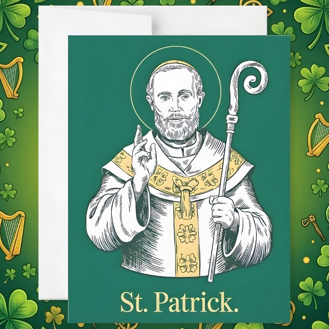 Religious St Patrick’s Day Card Julkort (Skapare uppladdad)
