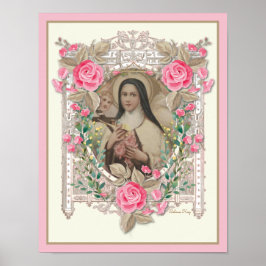 RELIGIOUS ST THERESE CARMELITE NUN CATHOLIC POSTER