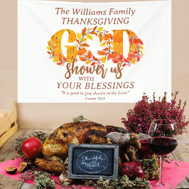 Religious Thanksgiving Dinner Faith Bible Quote
