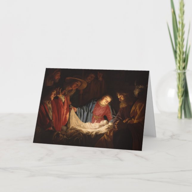 Religious Themed Christmas Card Helgkort (Framsida)