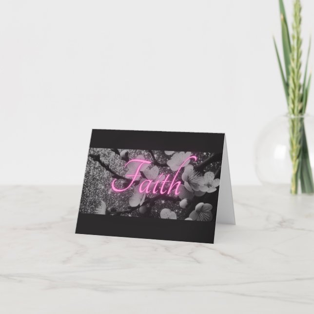 Religous Bible Verse - Faith Kort (Framsida)
