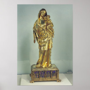 Reliquary av oskulden av Jeanne d'Evreux Poster