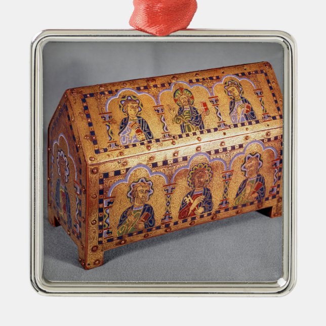 Reliquary av St Anne Julgransprydnad Metall (Framsidan)