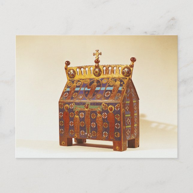 Reliquary bröstet, 12:e-1300-talet vykort (Framsida)