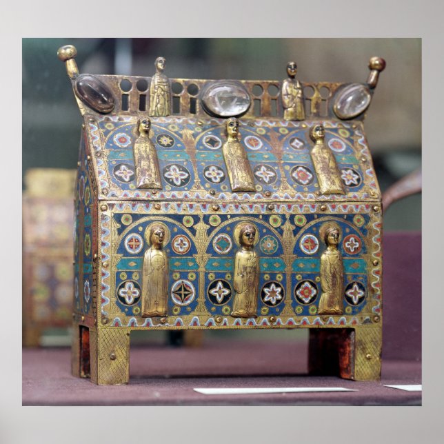 Reliquary Chasse, Limoges, 1200-50 Poster (Framsidan)