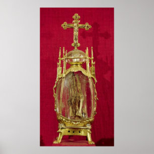 Reliquary innehållande St. Attalia Poster
