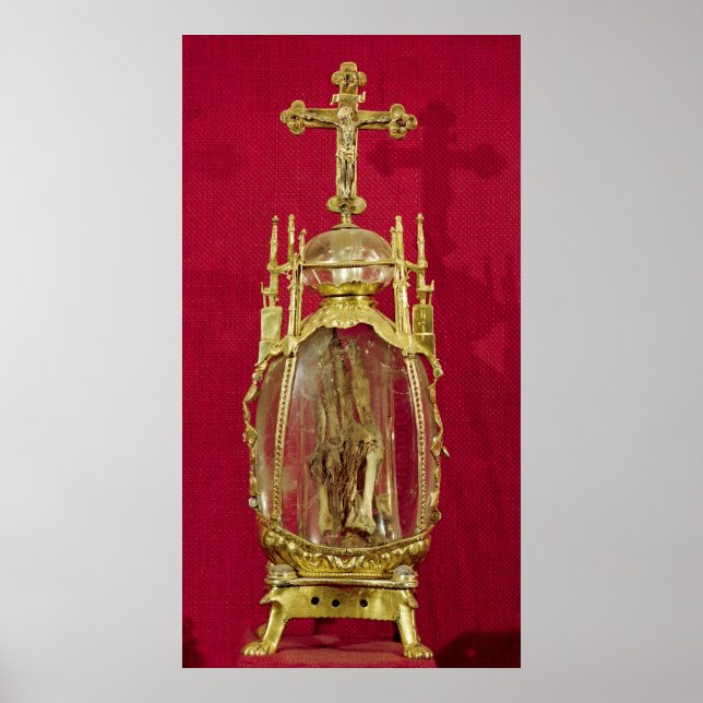 Reliquary innehållande St. Attalia Poster (Framsidan)
