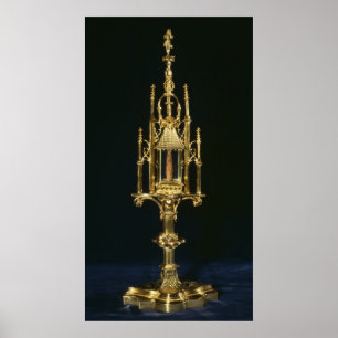 Reliquary Monstrance med biet i kor Poster