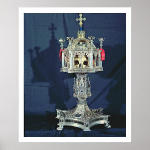 Reliquary of St. Barbara, 1400-1500-talet (silve) Poster